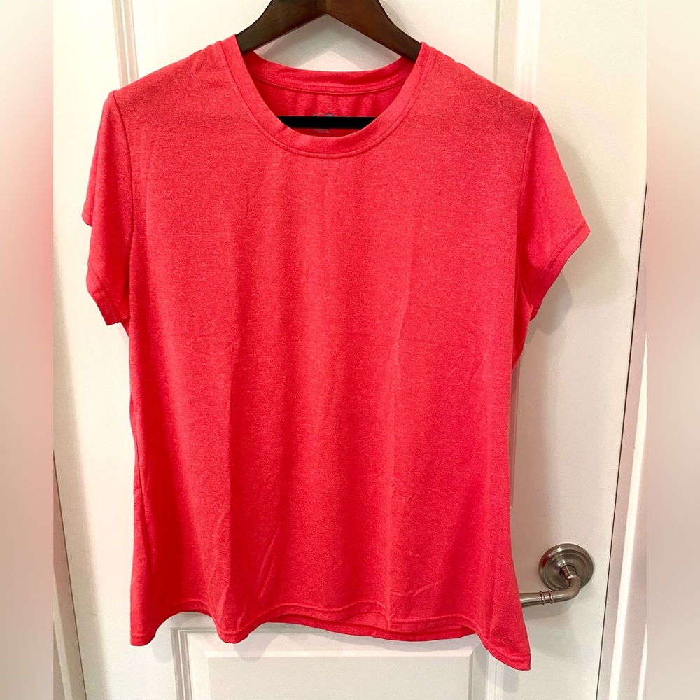 Champion Women's Fluoro Pink T-Shirt Size XXL